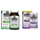 Garden of Life Dr Formulated Digestive Enzymes with Papain, Bromelain & Dr. Formulated Probiotics Mood+ Acidophilus Probiotic Supplement