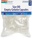 Solaray Boş Capsules Boyutu 00 (Bag) | 100ct