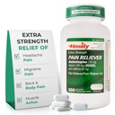 TIME-CAP LABS, INC. Timely Extra Strength Headache Relief - Acetaminophen with aspirin & Caffeine (300 Caplets) - Headache, Migraine & Back and Body Pain & Muscle Aches - Ekstra Kuvvet - ABD'de Yap