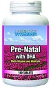 LifeSource Vitamins Pre-Natal Multi-Vitamins and Minerals with DHA - Mom and Baby Health - 180 Tablets