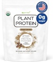 Pure Food: Plant Based Protein Powder with Probiotics | Organic, Clean, All Natural, Vegan, Vegetarian, Whole Superfood Nutritional Supplement with No Additives | Keto (Chocolate)