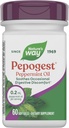 Nature's Way Pepogest Peppermint Oil, Soothes Occasional Gastrointestinal Discomfort*, Enteric Coated Peppermint Oil Softgels, 60 Softgels (Packaging May Vary)