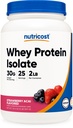 Nutricost Whey proteini (Strawberry Acai, 2 Pounds)