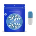 Capsuline Colored Size 000 Empty Gelatin Capsules Blue/White 5000 Count