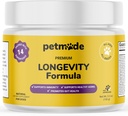 Türkiye Köpekler için Tail Mushroom - Köpek Vitaminleri ve Supplements - Longevity, Immune Support & Digestion - Chlorella, Dandelion Root, Vitamin E & More 5.3 Oz