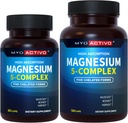 60ct + 120ct - MyoActivo 5-in-1 Magnezyum Kompleksi - Yüksek Abhidrasyon - Chelated Magnezyum