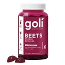 Goli Beslenme Supplement, Beets Cardio Gummy - 60 Kont - 100 mg CoQ10 & Beet Root Extract - Gluten-Free, Vegan, Non-GMO ve Gelatin-Free. Nature's Great Superfood.