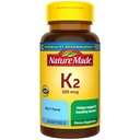 Nature Made Vitamin K2 100 mcg, Healthy Bone Supplements, Vitamin K2 Supplement, 30 Softgels, 30 Day Supply