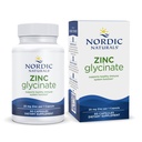 Nordic Naturals Bora Glycinate - 60 Capsules - 20 mg Yüksek derecede Absorbable Çinko Glycinate - Optimal Wellness - Non-GMO, Gluten Free, Vegan - 60 Servisler