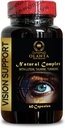 lutein kompleksi - VISION DESTEK NATURAL COMPLEX - Vizyon organik, Eye Vitamin & Mineral Supplement, taurine takviyeleri insanları, süt butle ekstra - 1 Şişe 60 Capsules