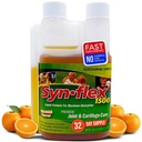 1500 mg Sıvı Glucosamine & Chondroitin - Yüksek Koncentrasyon Hızlı-Absorbing Formula Orange Flavor Ortak ve Cartilage Health - White Willow Bark, Manganese & Boswellin (32 Day Supply)