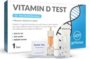 Evde Test Edilen Vitamin D Test Kiti - Vitamin D Eksikliği için Kendi Test - Hızlı, Doğru Sonuçlar - Kullanımı Kolay - Hiçbir Lab Gerekli - Lancet Buffer Cassette - Parmak Prick Blood Test