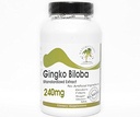 Ginkgo Biloba Standartlaştırılmış Ekstraksiyon 240 mg% 24 Glycosides - 200 Capsules - No Katkılar - Naturetition Supplements - Naturetition Supplements