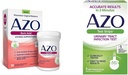 AZO Boric Acid Vaginal Suppositories Helps Support Odor Control and Balance Vaginal PH, 30 Count Urinary Tract Infection (UTI) Test Strips, Accurate Results in 2 Minutes, 3 Count
