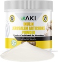 AKI Inulin Kudüs Artichoke Toz (6oz/170g) Fiber & Prebiyotik'te İyi, Kahve, Smoothies, Juice & Other Meals - Vegan, Gluten-Free (Pack of 1)