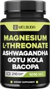 Magnesium L-Threonate Capsules 1010mg - 210 Capsules - Blended with Ashwagandha Root, Gotu Kola Leaf & More