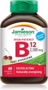 Jamieson Vitamin B12 2500 mcg (METHYLCOBALAMIN), 60 Sublingual Tabletler