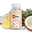 SaltStick Electrolyte FastChews - 60 Coconut Pineapple Chewable Electrolytes - Koşu ve Hydration için Salt Tabletler, Electrolyte Chews - 60 Kont