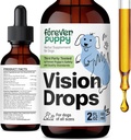 Forever Puppy Vision Supplements for Dogs - Eye Tincture w/Bilberry & Eyebright Herb - All Breeds & Sizes - Liquid Dog Food Supplements for Vision Support & Eye Clarity - Sugar & Alcohol-Free - 2 oz