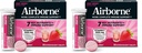 Airborne 1000mg Vitamin C with Vitamin D & Zinc, Sugar Free Multivitamin Immune Support Supplement, Antioxidants Vitamins A C & E, Very Berry Flavor, 30 Tablets (Pack of 2)