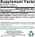 Best Naturals Alpha Lipoic Acid 600 mg & B-100 Complex