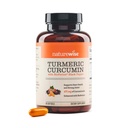 NatureWise Turmeric Curcumin 500 mg with Black Pepper Softgels - Ekstra Kuvvet, Gelişmiş Absorpsiyon -% 95 Curcuminoids & BioPerine for Immune Support - Gluten-Free, Non-GMO - 90 Count[3-Month Supply]