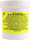 Konvalia Naturals B&W Ointment - Burn and Yara Ointment - Amish Made Burn Salve - 100% Natural Burn Cream (Yeni Etiket) - 4 ozzz