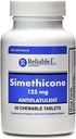 Güvenilir 1 Simethicone 125 mg Anti-Gas 60 Peppermint Tabletleri (1 Şişe)