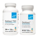 XYMOGEN NiaVasc 750 Sustained release Niacin (120 Tablet) + DioVasc Sağlıklı Veins + Micocirculation (60 Capsules)
