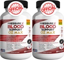 Baskı X Blood Support OZ Max Blood Support Supplement - Gelişmiş Formula BasınçX Gelişmiş Destek Tamam, Basınç X maksimum Güçlü Yorumlar (2 Pack - 120 Capsules)