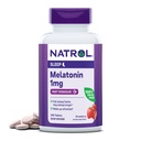 Natrol Hızlı Dissolve Melatonin 1 mg, Restful Sleep için Tamamlar, Yetişkinler için Uyku Desteği, 200 Strawberry-Flavored Melatonin Tabletleri, 200 Gün Supply