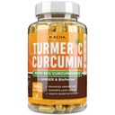 DACHA Tumeric Curcumin Supplement - 2250 mg Ortak Destek Supplements Turmeric with Black Pepper Ginger% 95 Curcuminoids Capsules Capsules