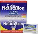 Nörobion Dolo Pain Reliever, Ateş Tanımları, Ekstra Güçlü, Fuerte, Alivia el Dolor, La Fiebre'yi Azaltıyor 50 x 2 Tablet