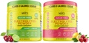 Keto Vitals Cherry Limeade Sche with Raspberry Lemonade - 2 Pack Sche Zhong Electrolytes Toz - Pyumyum, Magnezyum, sodyum, Kalsiyum - Cherry Limeade & Raspberry Lemonade