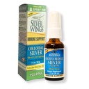 Doğal Pat Silver Wings Colloidal Silver 150ppm (750mcg) w/Olive Leaf - Immune Support Supplement - 1oz Sprey