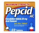 Pepcid AC Asit Maksimum Güçlü Tabletler, 100-Count