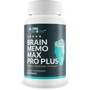 Beyin Memo Max Pro Plus - Top Memory & Brain Memo Max Pro Supplement - Geliştirilmiş Memory & mental Acuity - Aid Natural Brain Function - Support Focus, mental Recovery, & Energy