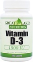 Yüksek Potency 1.500 IU (3 Pack) | Regulates Immune Function, Supports Health Bones | (3) 100 Tarafından GL Beslenme