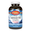 Carlson - Salmon Oil Tamam, 700 mg Omega-3s + Astaxanthin, Cardiovascular Destek, Beyin Fonksiyonu ve Ortak Sağlık, Norveç, 240 Softgels
