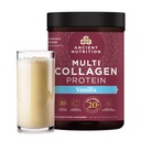 Ancient Nutrition Collagen Peptides Powder, Multi Collagen Protein, Women & Men, Vitamin C, Probiotics, Hydrolyzed Collagen, Supports Skin, Joints, Gut Health, Vanilla, 45 Servings