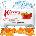 Krampade Original 2K - 2000 mg Pyum Elektrolyte Toz İçecek Mix | Cramp Relief - Hydration - Artan Performans | Orange - 20 Single Service Packets