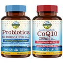 Terranics Probiyotiks & CoQ10 Sche, Heart & Digestion Health, 60 milyar Probiyotik, Bioaktif Coenzyme Q10 200 mg, Ekstra Virgin Zeytinyağı, Sche & Save Health