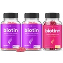 NutraChamps Saç, Skin & Nails için Biotin Log Tamamlıyor. 2 Pack Biotin & Biotin+