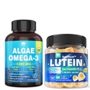 Sugar Free Lutein 20mg 40mg +Vegan Omega 3 DHA EPA