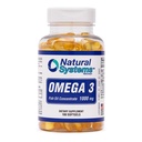 Omega 3 1000 mg Balık Yağı Doğal Sistemler tarafından 100 Yoğun Softgels - Omega 3 Supplements - Günlük Diyet için Kapsüller - EPA - DHA - Kalp, Göz, Beyin ve Ortaklar Desteği *