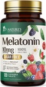 Melatonin 10 mg Fast Dissolve, Melatonin Supplements for Restful Sleep, Natural Sleep Support Supplement for Yetişkinler, Ekstra Güçlü Strawberry-Flavored Tabletler, Sugar Free, 120 Tablet, 120 Day Supply