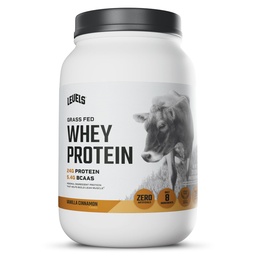 Levels Grass Fed Whey Protein Powder, No Artificials, 24G of Protein, Vanilla Cinnamon, 2LB