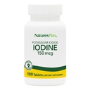 NaturesPlus P properties Iodide - 150 mcg, 100 Vegan Tablet - Tiroid Desteği Tamam, Destekler Respiratory Health - Vegetarian, Gluten Free - 100 Hizmet