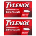 Tylenol Ekstra Güçlü Ağrı Reliever ve Ateş Ölçümü Caplets, 500 mg Acetaminophen, Baş Ağrısı Pilleri, Geriache, Toothache ve Minor Arthritis Pain Relief, 200 Count