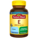 Nature Made Vitamin E 450 mg (1000 IU) dl-Alpha Softgels, 60 Antikoksi Desteği için Sayı (Pazar Mayıs Vary)